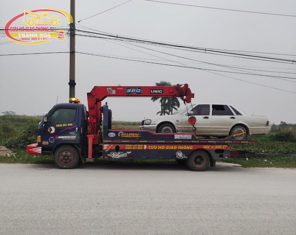 Cẩu kéo, chở xe chuyên nghiệp, giá rẻ tại Nông Cống